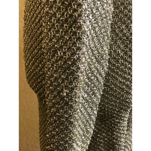 WoW Couture Gold Metallic Cold Shoulder Dress S - Picture 9 of 12
